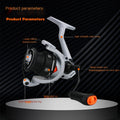 Black Shark All-Metal Spinning Fishing Reel for Lure